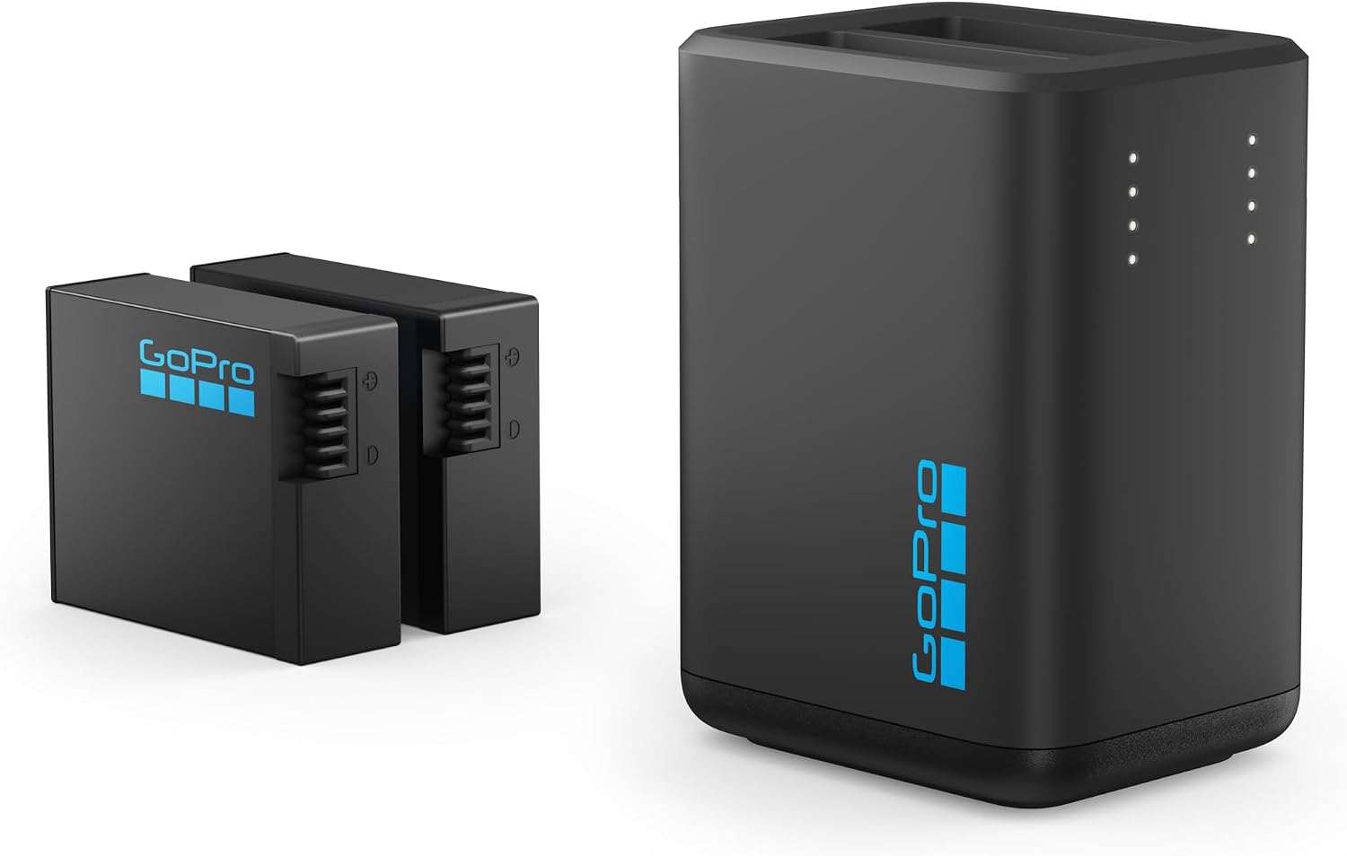 Chargeur double GoPro avec deux batteries Enduro pour HERO13 Black