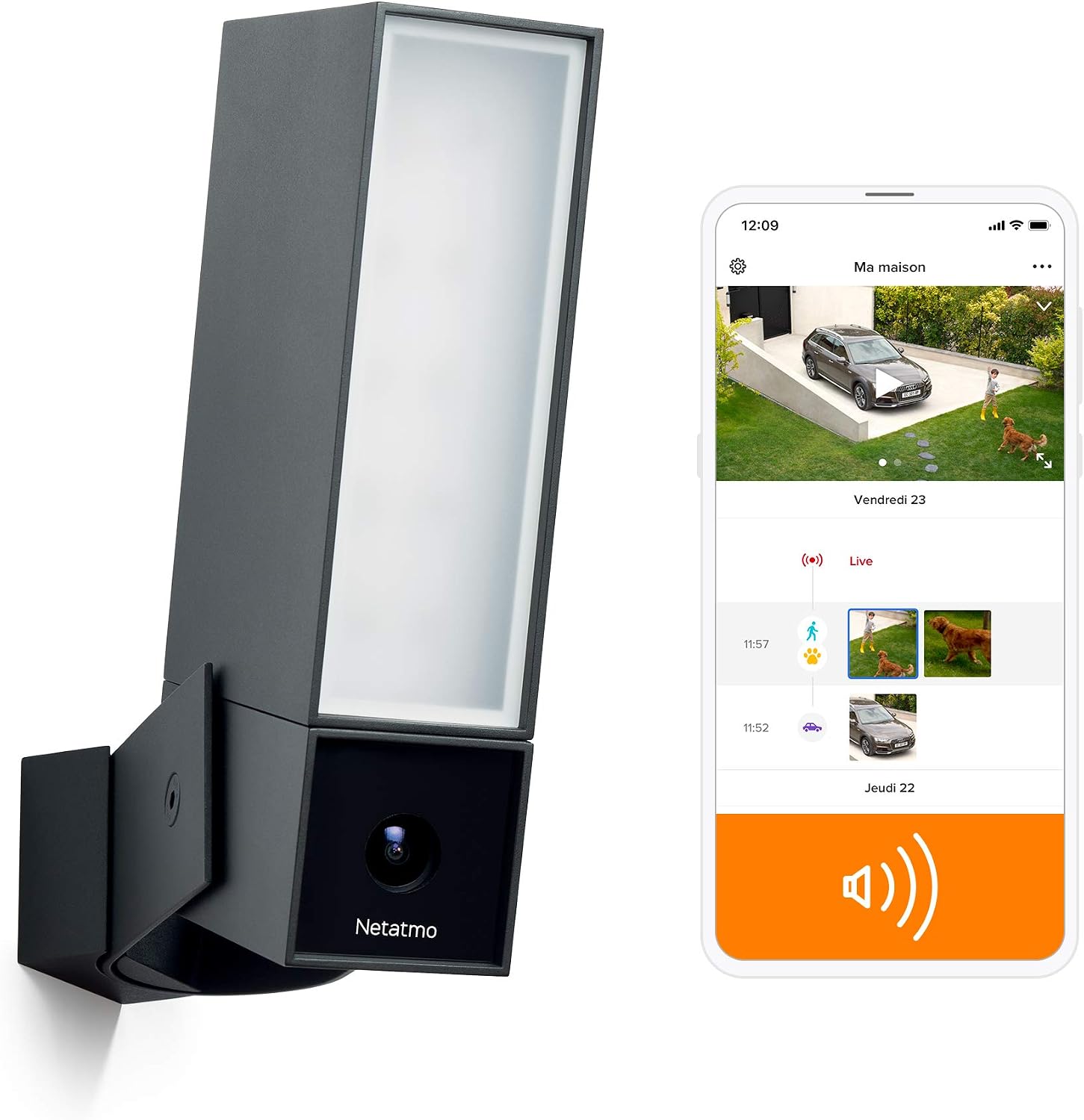 Netatmo Caméra Extérieure avec Sirène